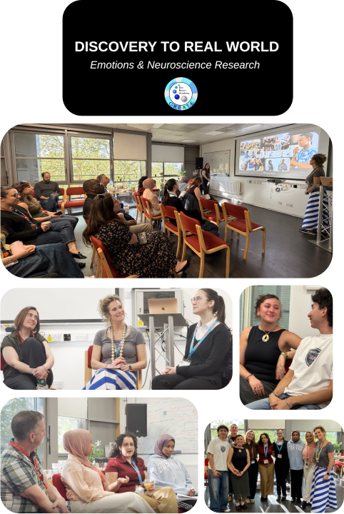 A compilation of images of people sat on chairs discussing. Image from Dr Leigh Wilson.